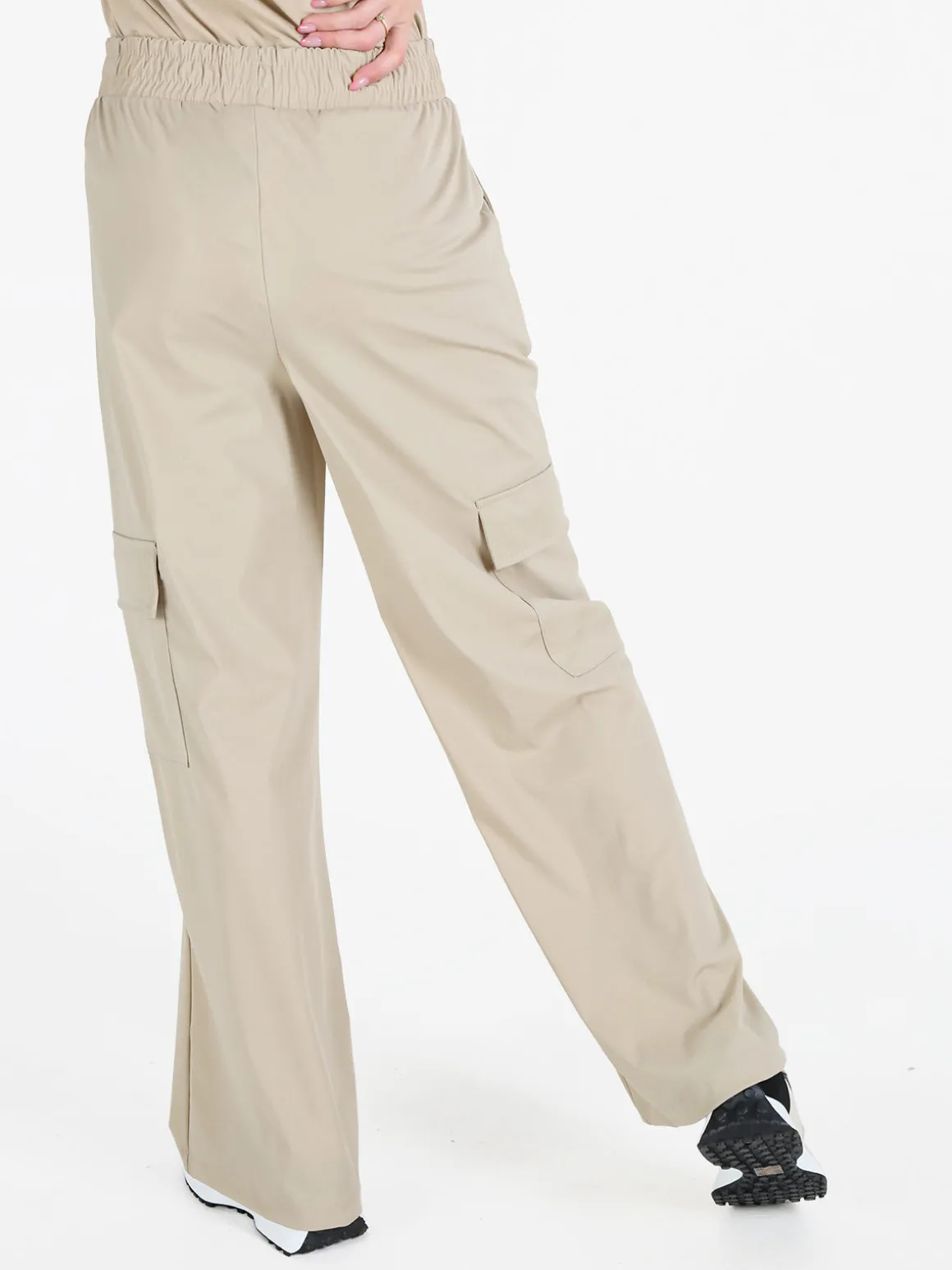 Gladys Pantaloni da donna cargo a gamba larga