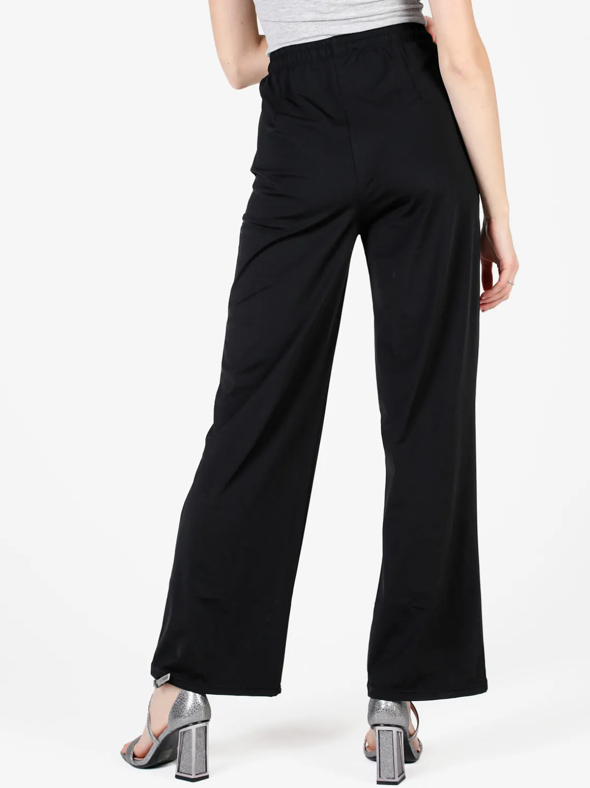 Gladys Pantaloni donna in tessuto tecnico a gamba larga