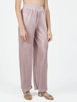 Gladys Pantaloni donna leggeri a palazzo plissettati