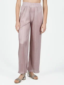 Gladys Pantaloni donna leggeri a palazzo plissettati