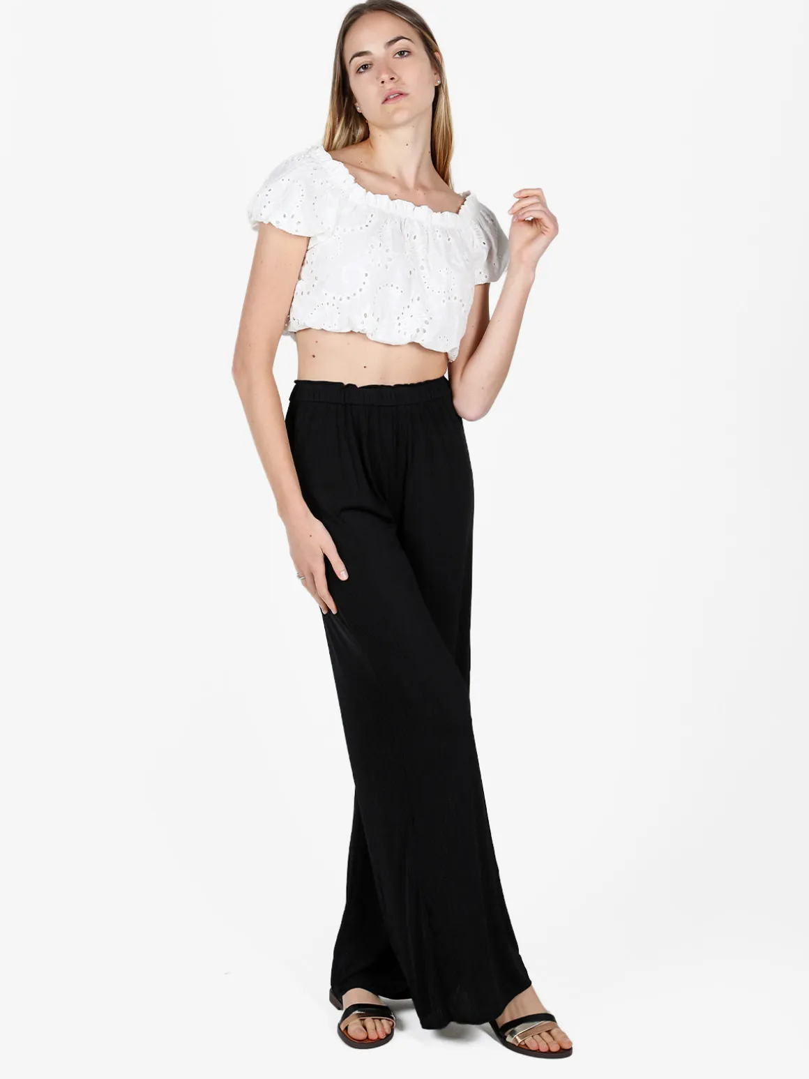 Gladys Pantaloni donna leggeri a palazzo