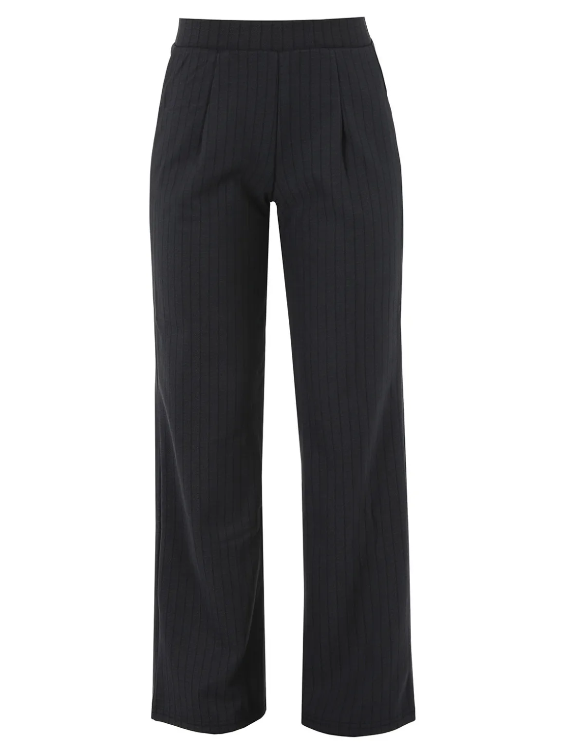 Gladys Pantaloni donna morbidi a gamba larga - nero