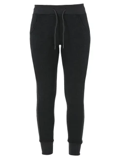 Gladys Pantaloni donna sportivi con polsini e interno di pelo - grigio scuro