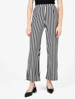 Gladys Pantaloni leggeri da donna a righe verticali
