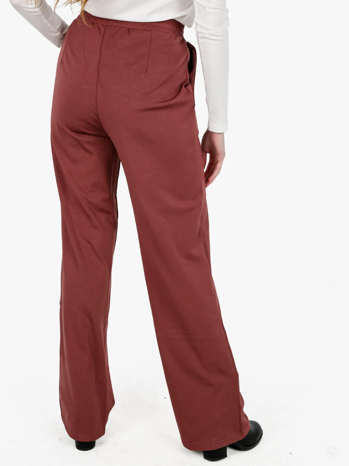 Gladys Pantaloni morbidi da donna a gamba larga - anguria