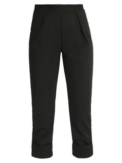 Gladys Pantaloni morbidi donna con risvolto