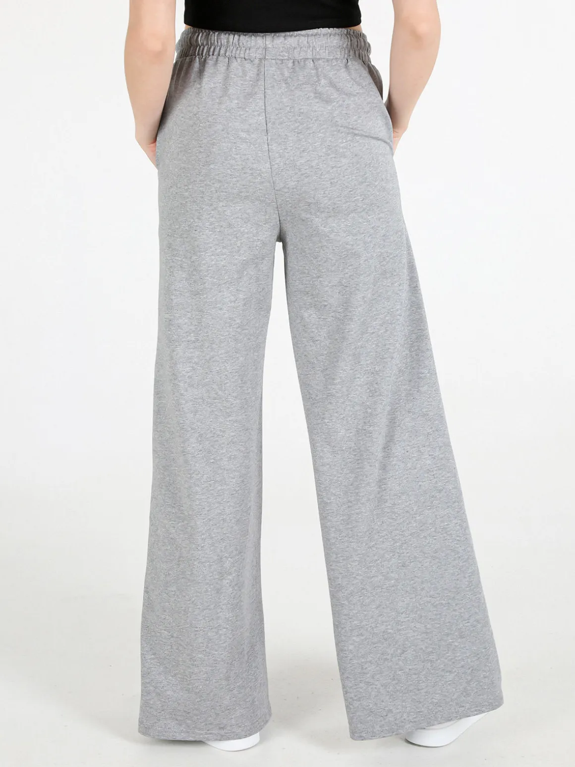 Gladys Pantaloni sportivi da donna a gamba larga con coulisse