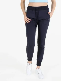 Gladys Pantaloni tuta da donna con coulisse e polsini