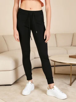 Gladys Pantaloni tuta da donna con coulisse e polsini