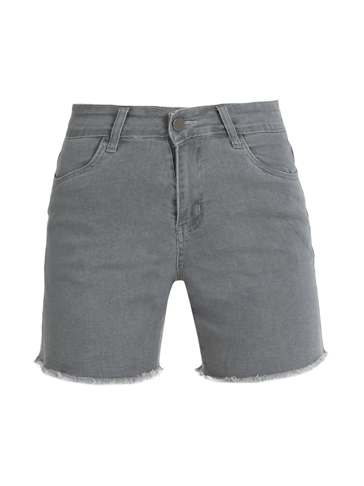 Gladys Shorts donna in jeans con finale sfrangiato
