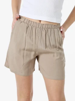 Gladys Shorts donna in viscosa - beige