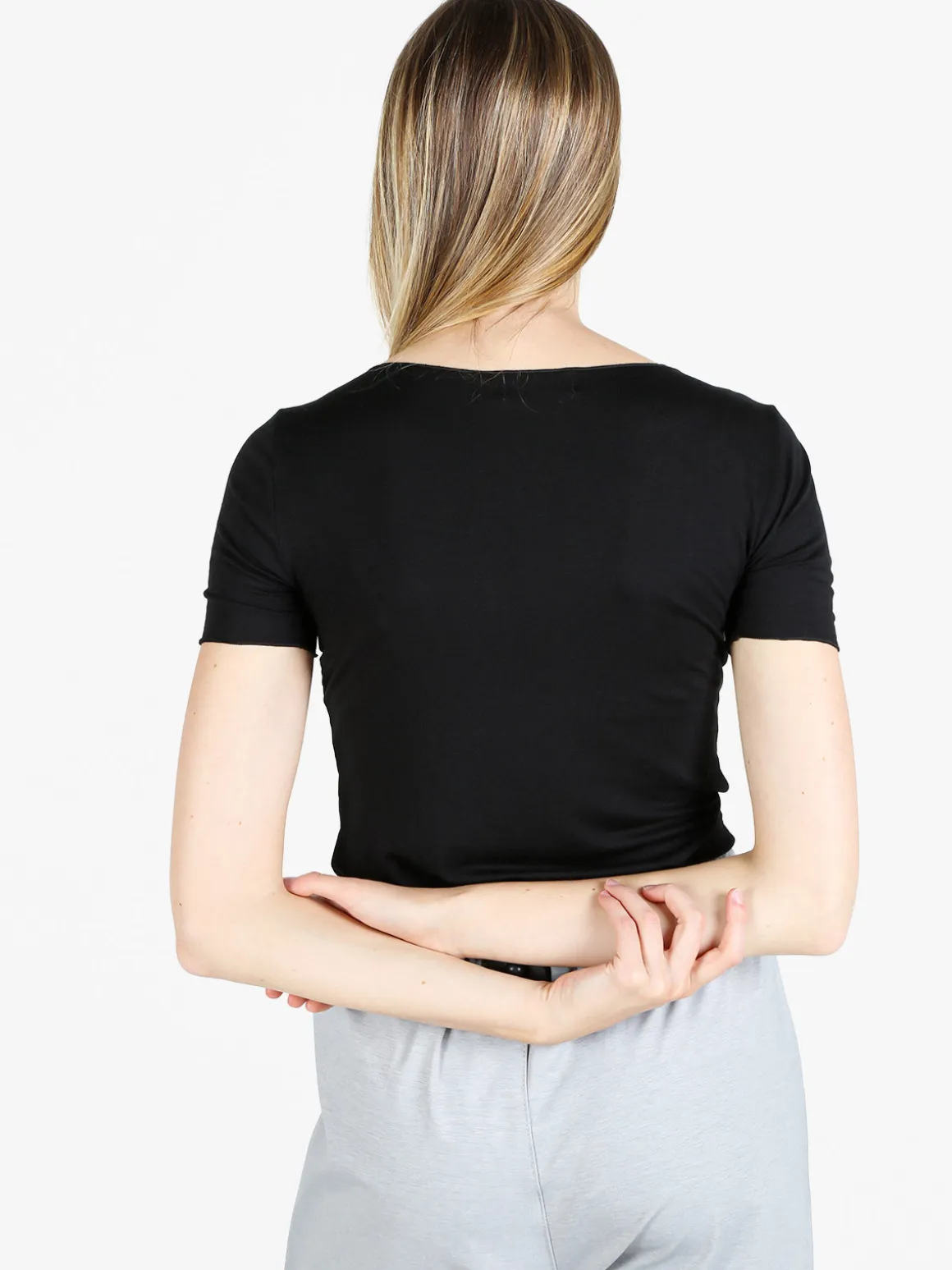 Gladys T-shirt donna girocollo in viscosa