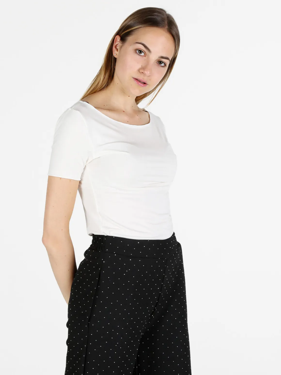 Gladys T-shirt donna girocollo in viscosa