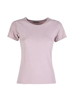 Gladys T-shirt donna girocollo a costine