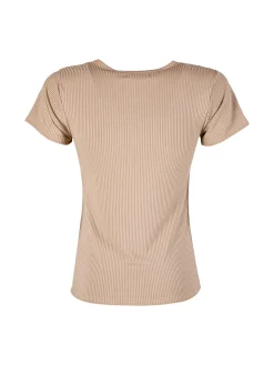 Gladys T-shirt donna girocollo a costine
