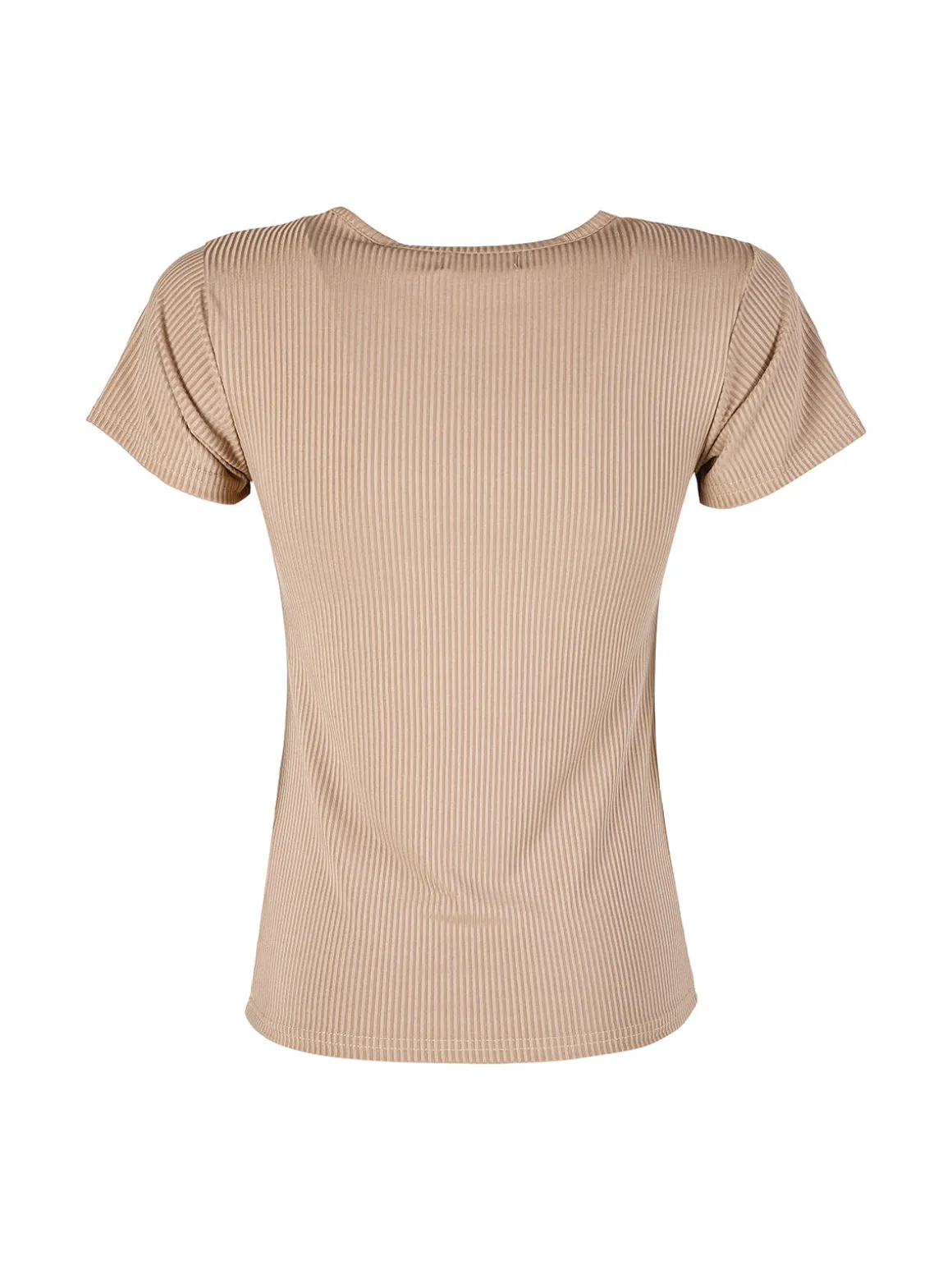 Gladys T-shirt donna girocollo a costine