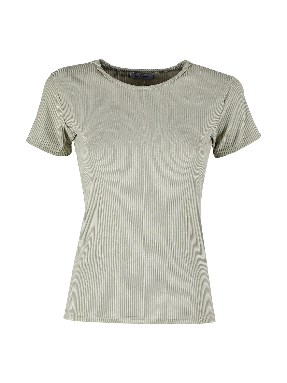 Gladys T-shirt donna girocollo a costine