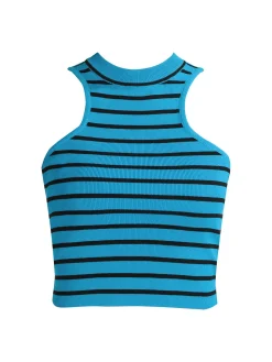 Golden Days Paris Top cropped in maglia