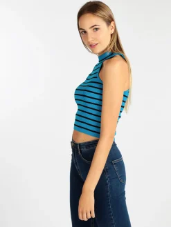 Golden Days Paris Top cropped in maglia
