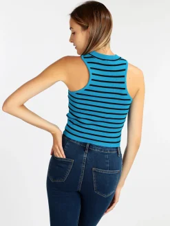 Golden Days Paris Top cropped in maglia