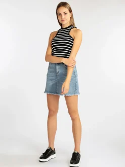 Golden Days Paris Top cropped in maglia