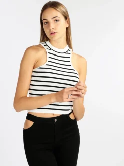 Golden Days Paris Top cropped in maglia