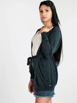 Griffai Cardigan donna aperto in lurex