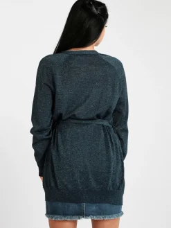 Griffai Cardigan donna aperto in lurex