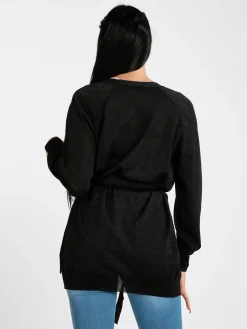 Griffai Cardigan donna aperto in lurex