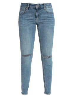 Griffai Jeans donna skinny con strappi