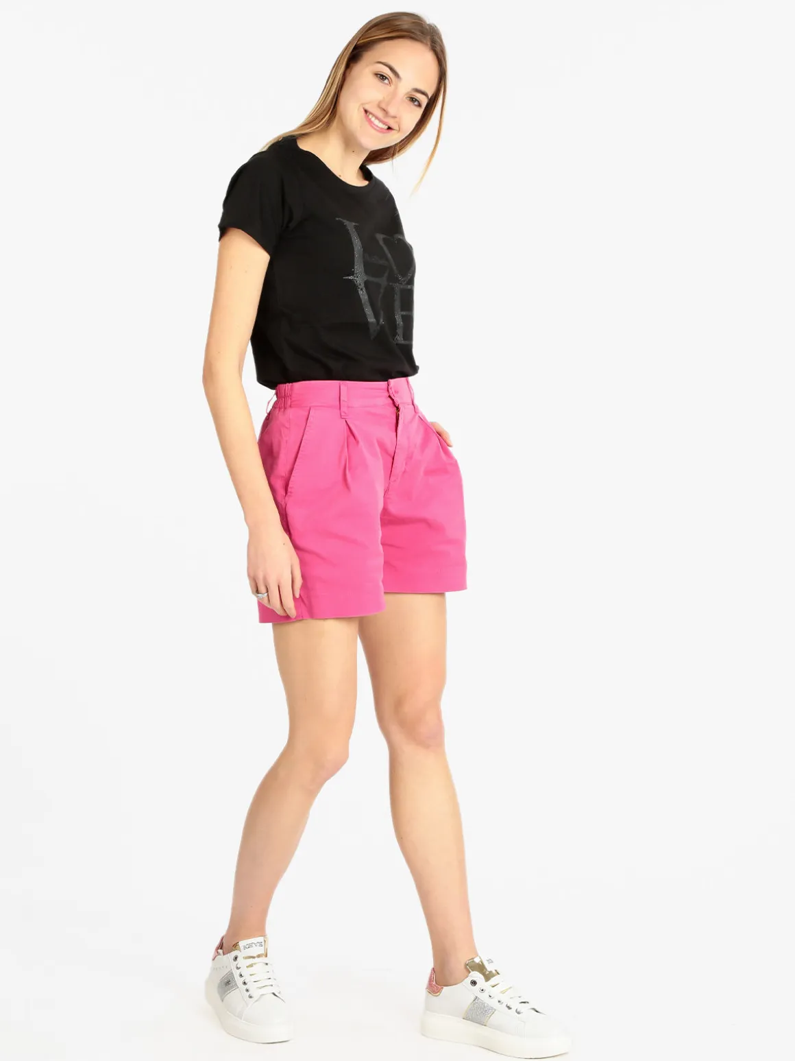 Griffai Shorts donna in cotone