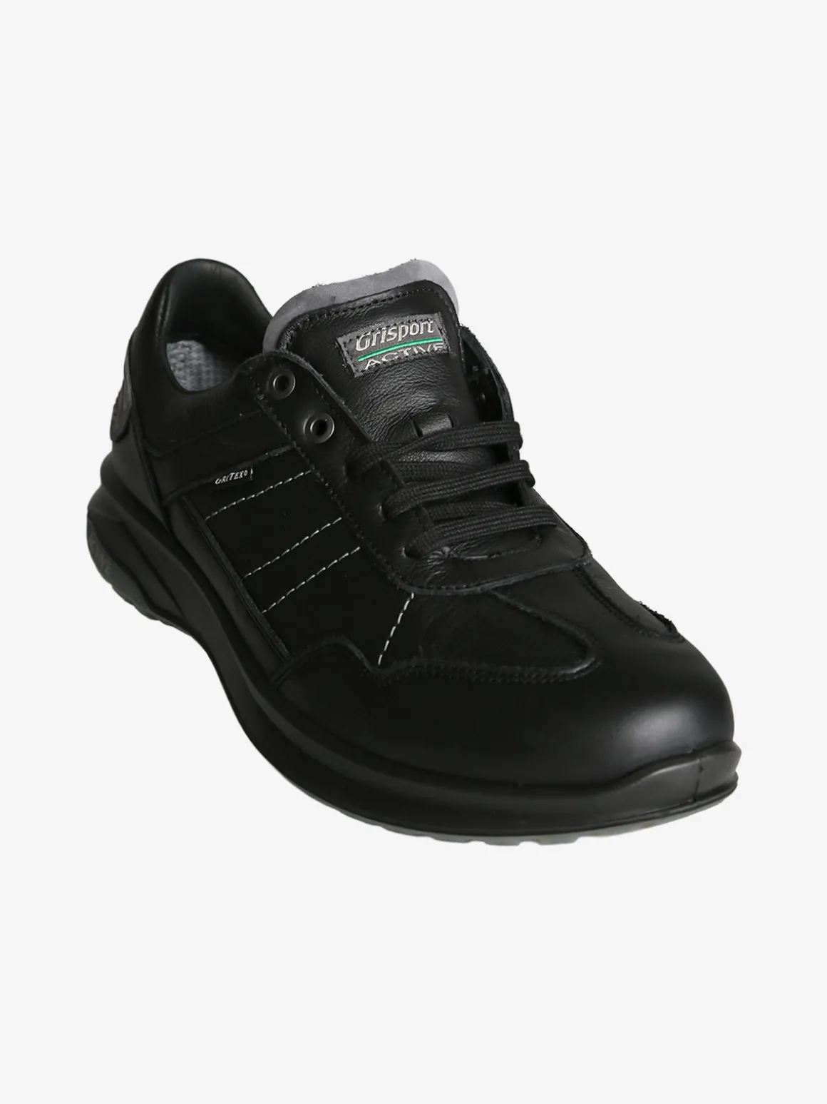 Grisport Scarpe stringate da uomo in pelle - nero