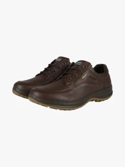 Grisport Scarpe stringate in pelle da uomo - moro