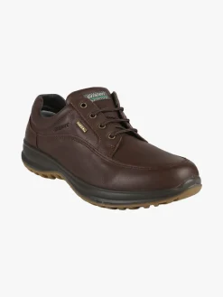 Grisport Scarpe stringate in pelle da uomo - moro