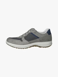 Grisport Sneakers in pelle e nylon da uomo - grigio