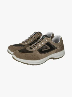 Grisport Sneakers in pelle scamosciata da uomo - marrone