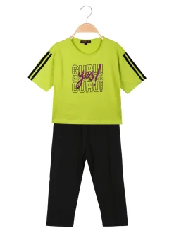 Guru Completo corto da bambina con leggings 3/4