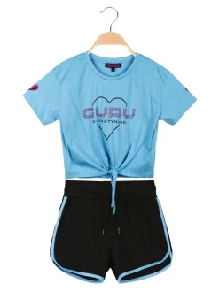 Guru Completo corto da bambina con shorts