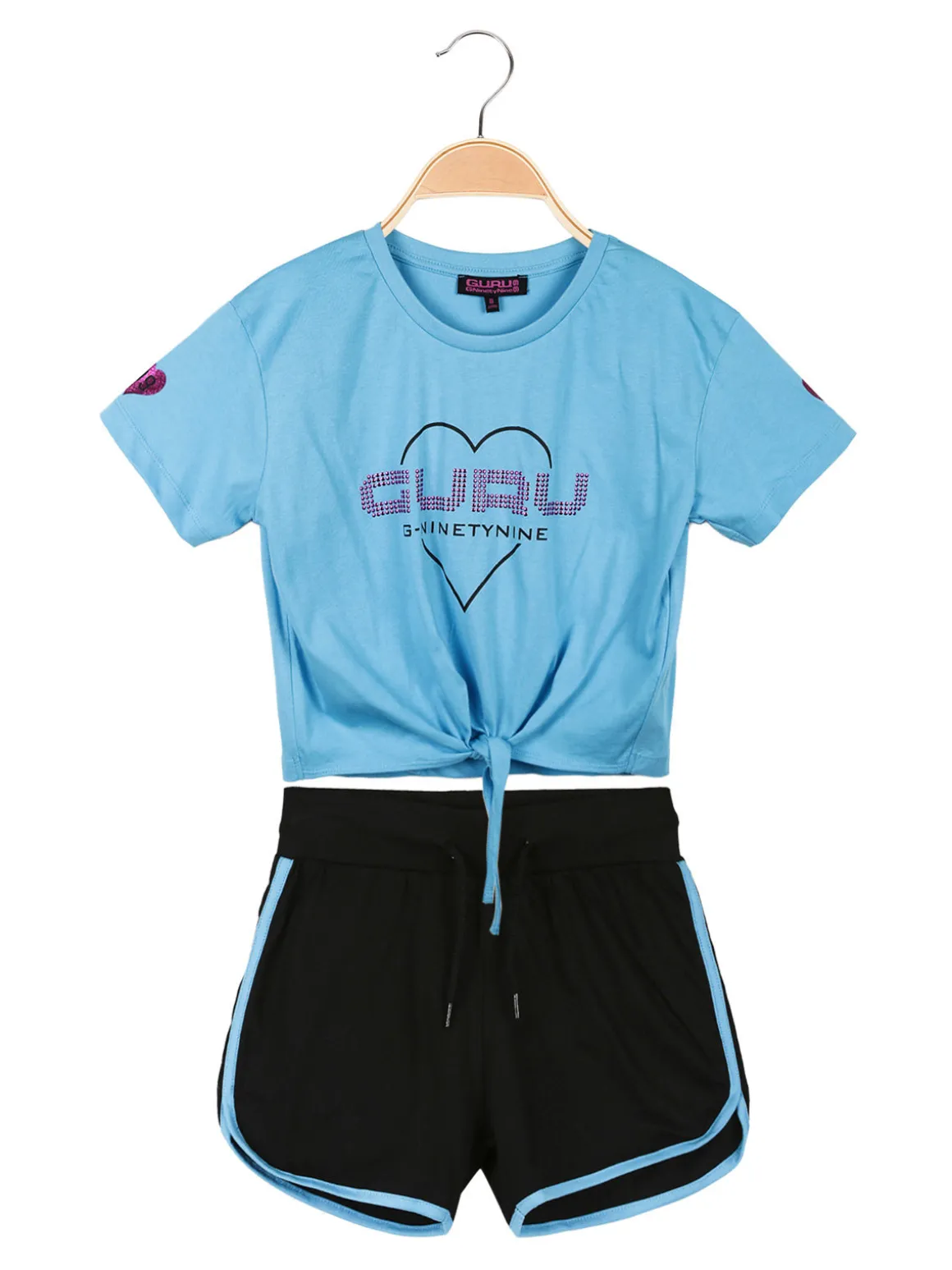 Guru Completo corto da bambina con shorts