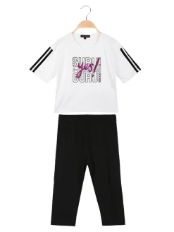 Guru Completo corto da bambina con leggings 3/4