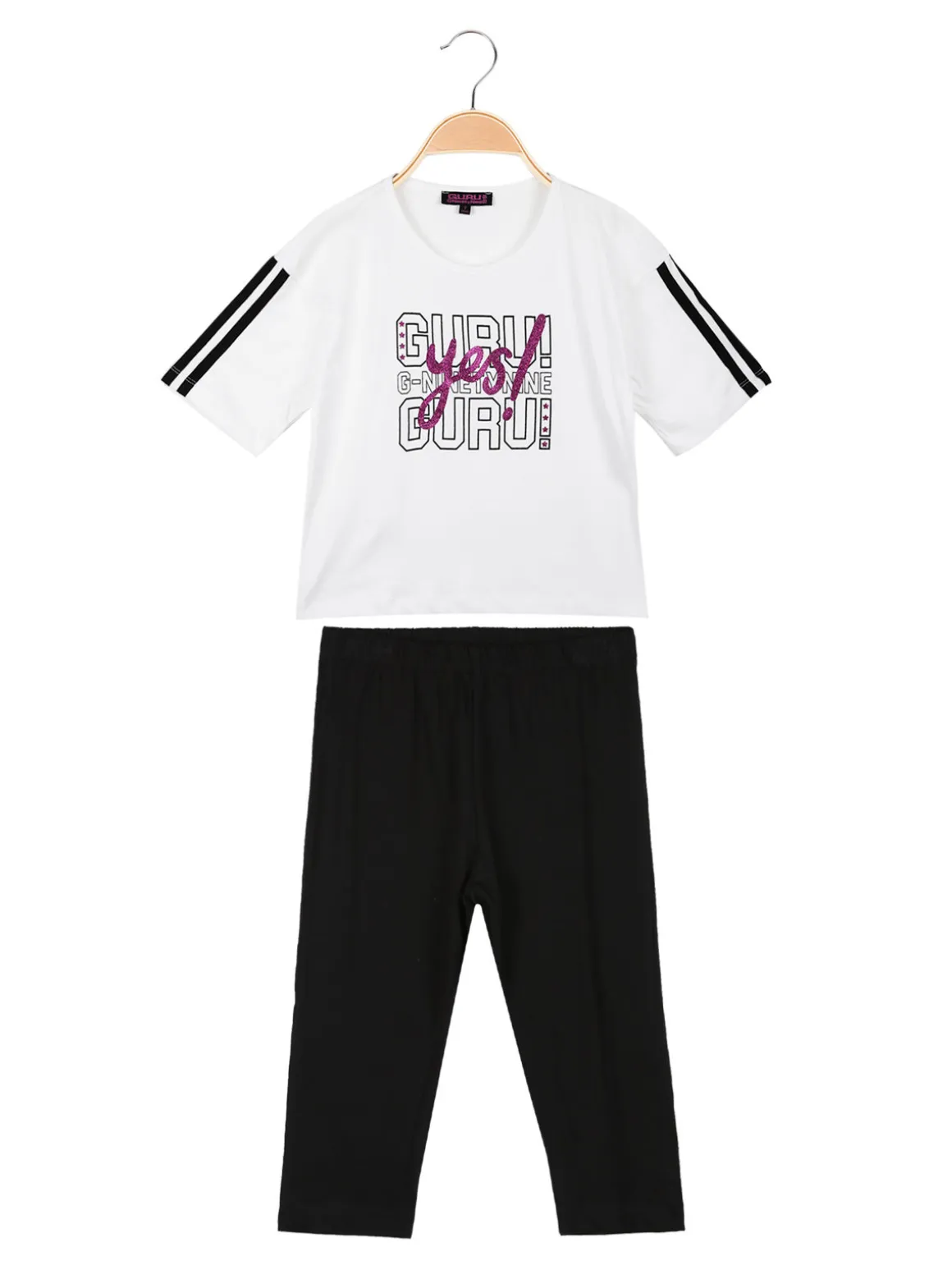 Guru Completo corto da bambina con leggings 3/4