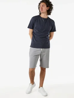 Guy Bermuda da uomo in felpa con coulisse - grigio