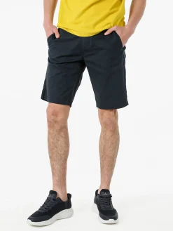 Guy Bermuda da uomo in misto cotone - blu scuro