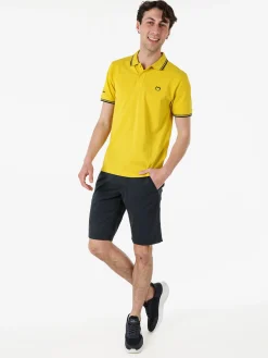 Guy Bermuda da uomo in misto cotone - blu scuro