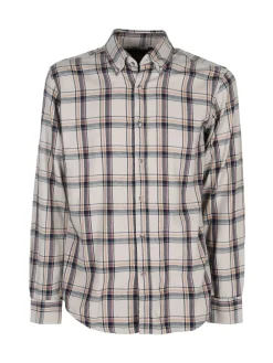 Guy Camicia a quadri da uomo in cotone