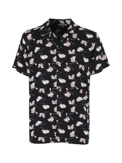 Guy Camicia da uomo a maniche corte con stampe