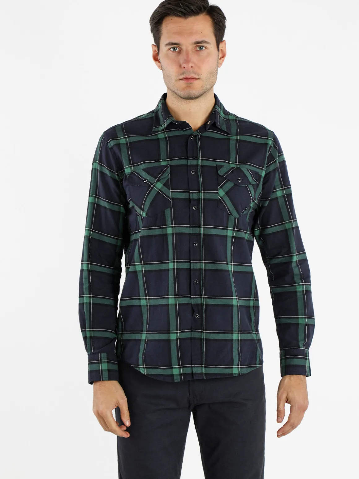 Guy Camicia da uomo a quadri