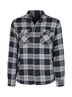Guy Camicia da uomo a quadri imbottita