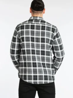 Guy Camicia da uomo imbottita a quadri