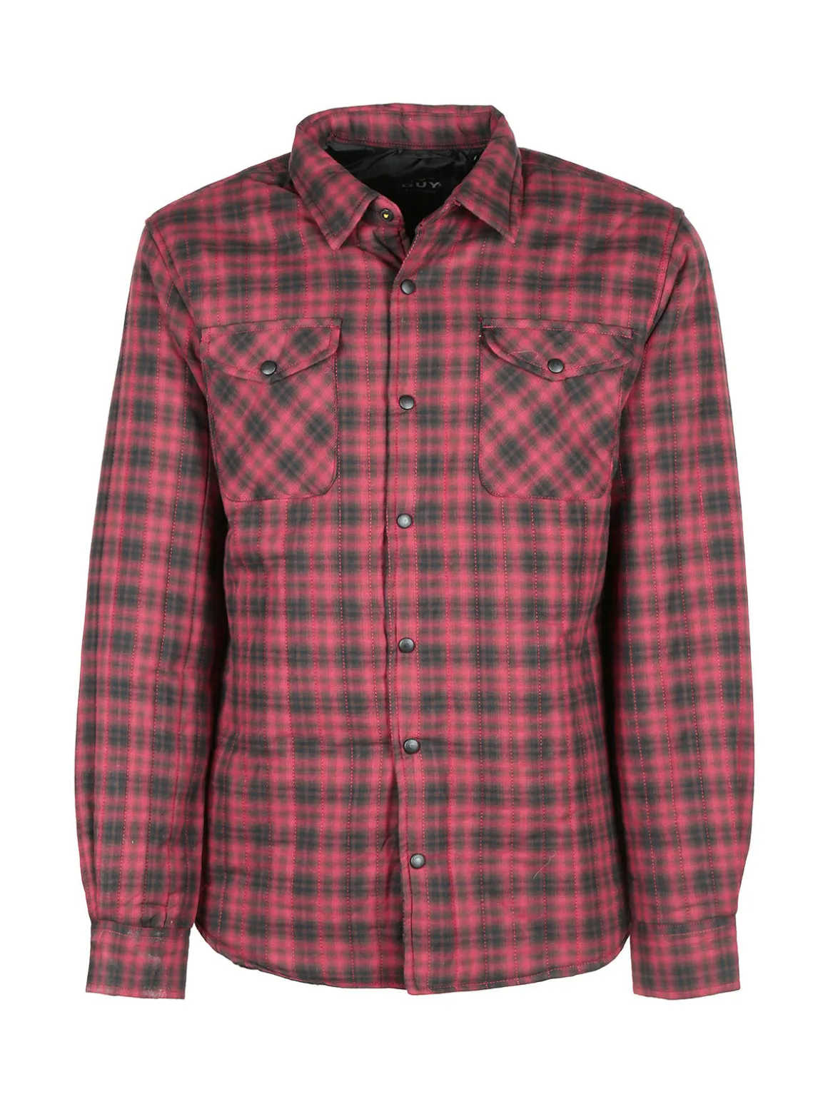 Guy Camicia da uomo imbottita a quadri